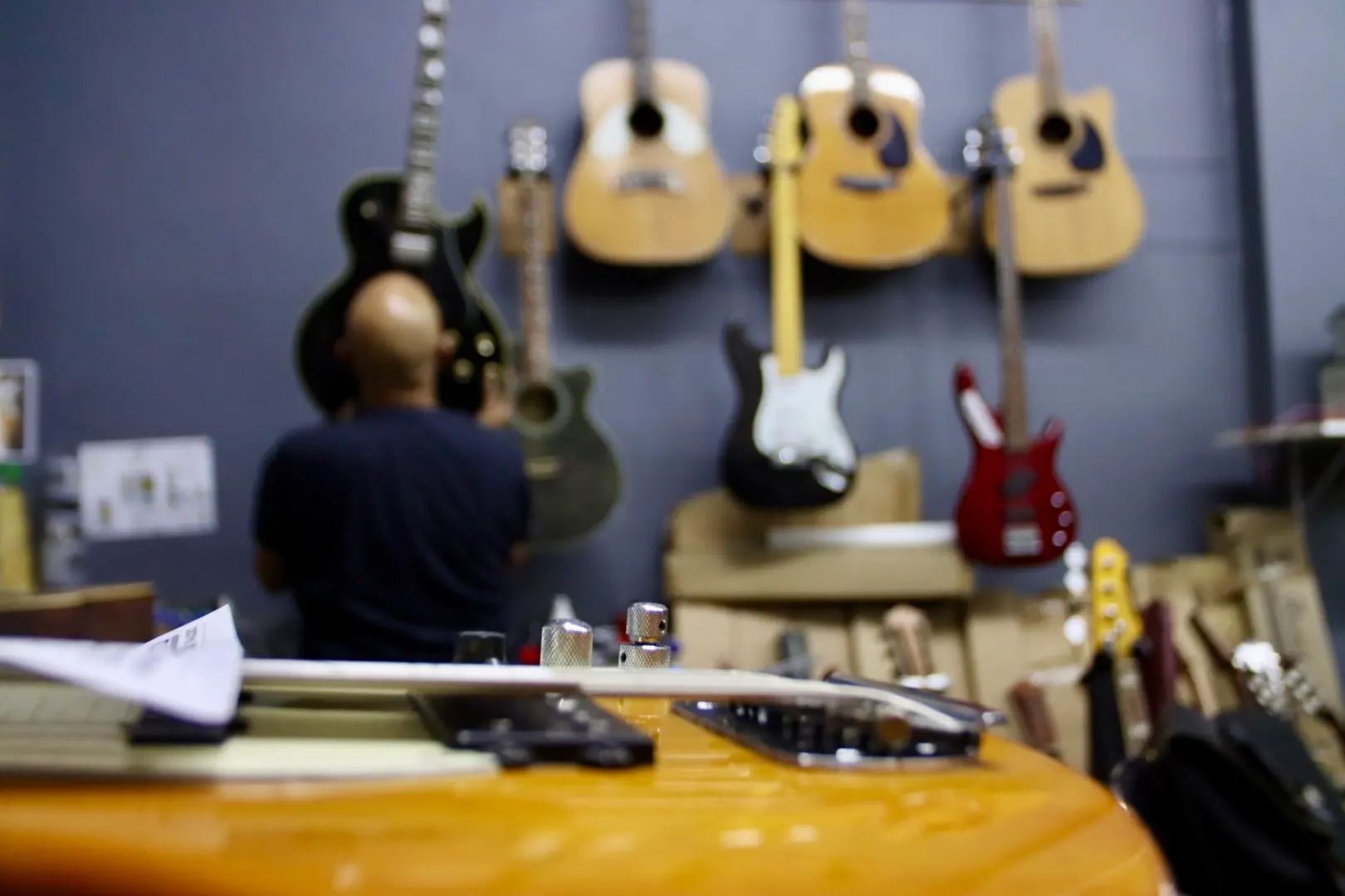 Precision instrument repair and guitar technical work